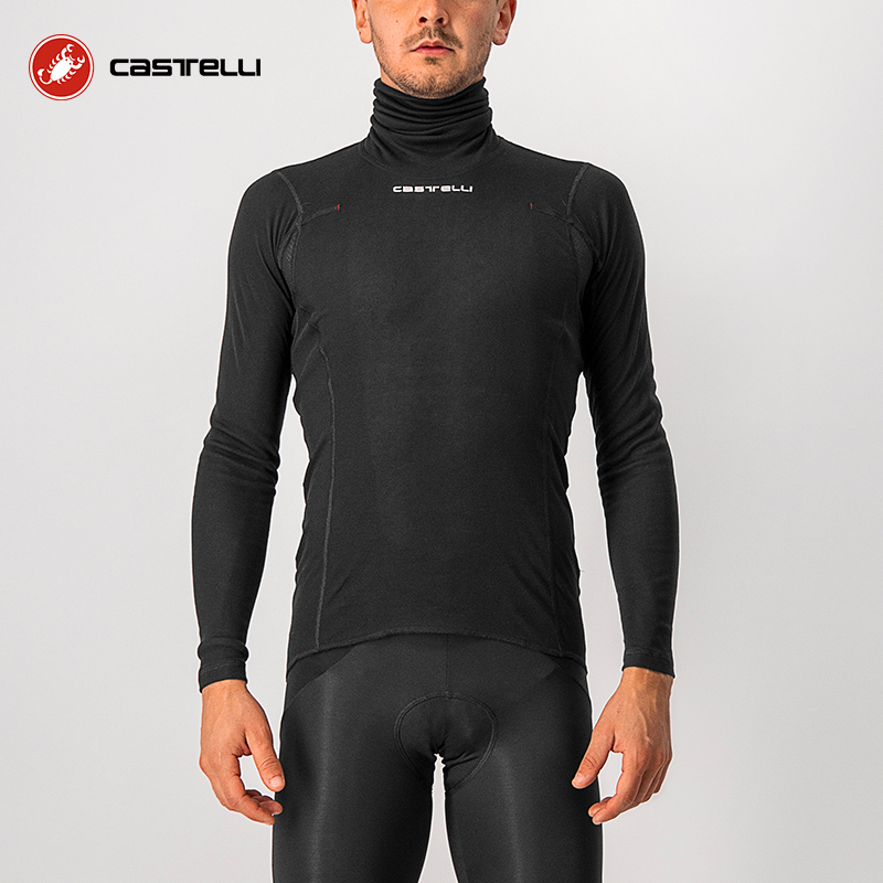 CASTELLI蝎子秋透气男款保暖长袖打底冬季骑行服公路车4518522