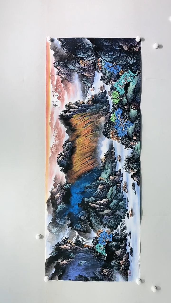 【闪购商品】绘画吴瑞君-小六尺山水/无框/Y031
