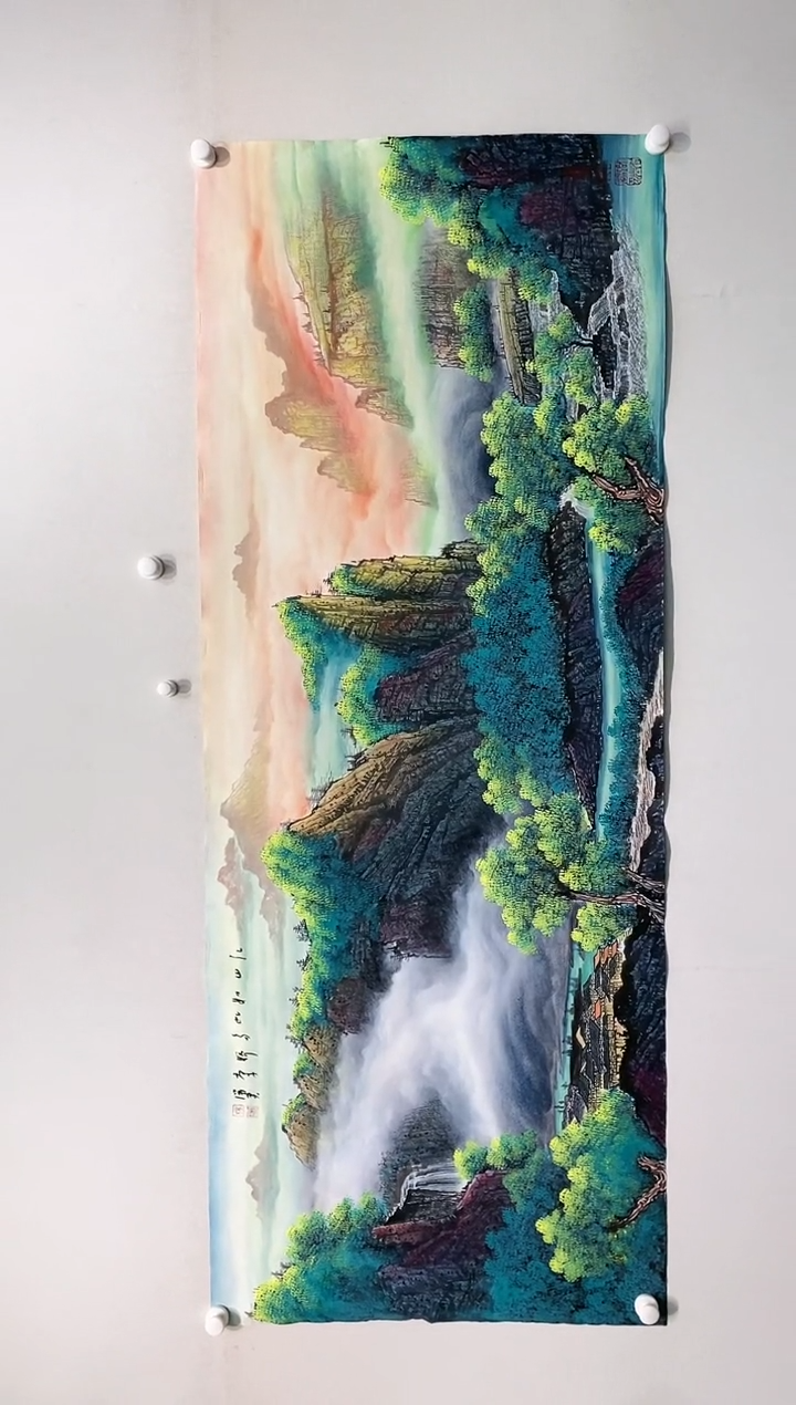 【闪购商品】绘画吴瑞君-小六尺山水/无框/Y073