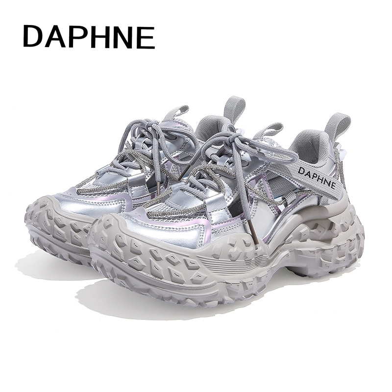 Daphne/达芙妮百搭运动老爹鞋2026早春网鞋厚底增高气质休闲女鞋