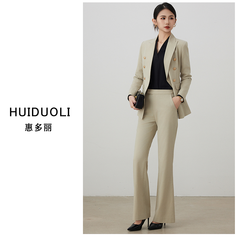 西装外套女士2025新款秋冬气质修身职业套装正装女装高级休闲通勤