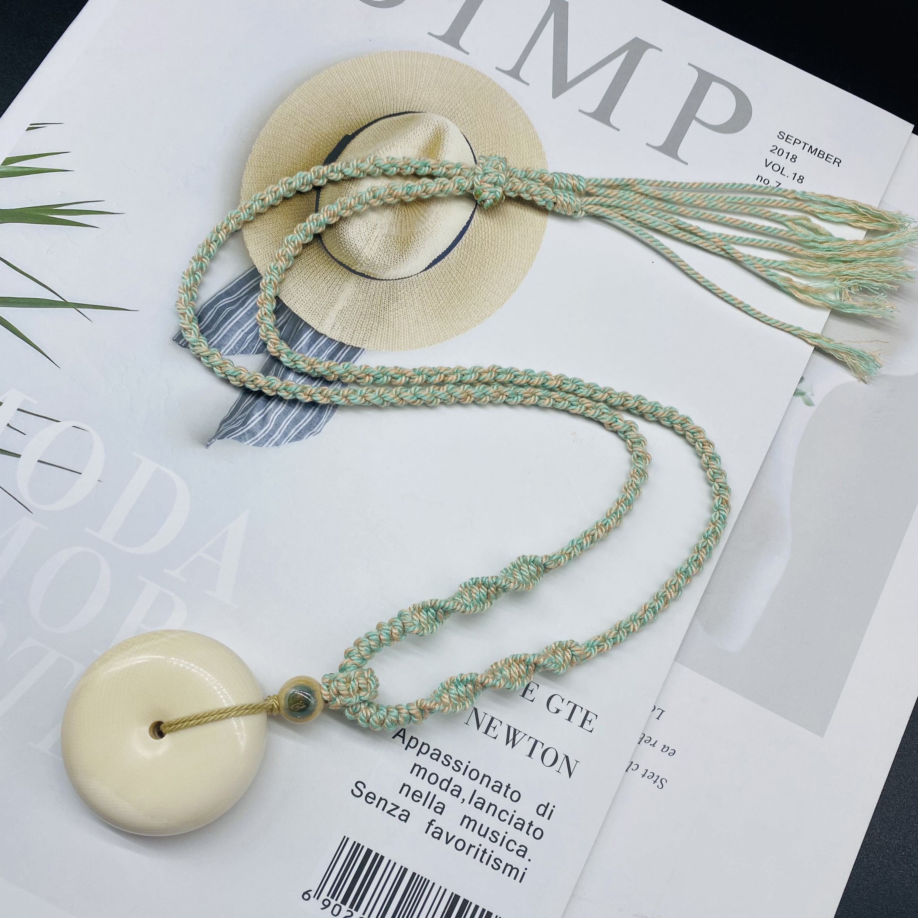 晴天猛犸满牙纹平安扣面包圈