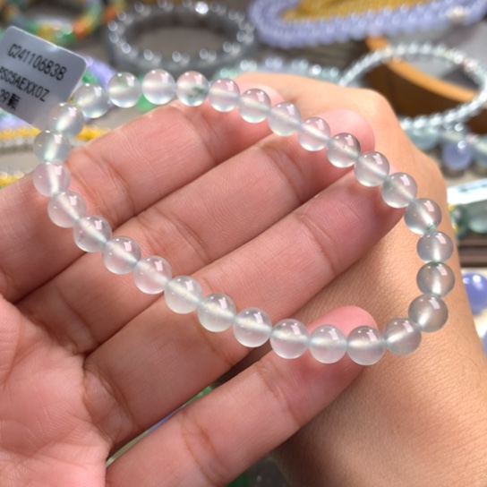 翡翠手链未镶嵌卡6.2