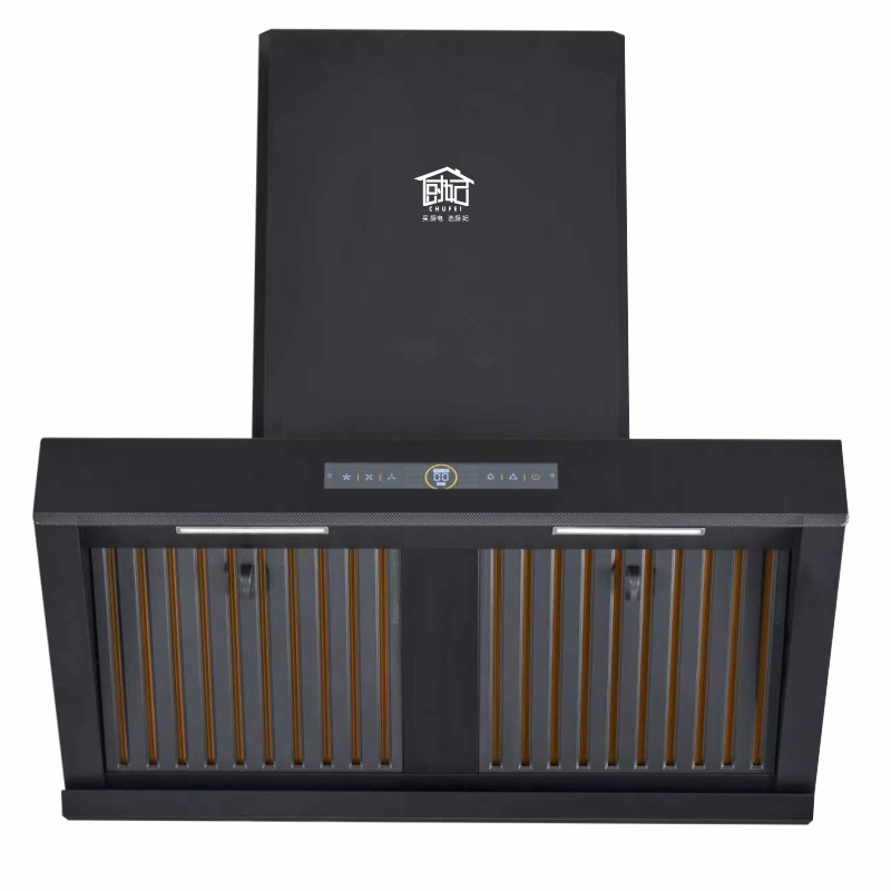 厨妃吸油烟 Y606抽油烟机  油烟分离语音开关易拆洗设计侧吸静音