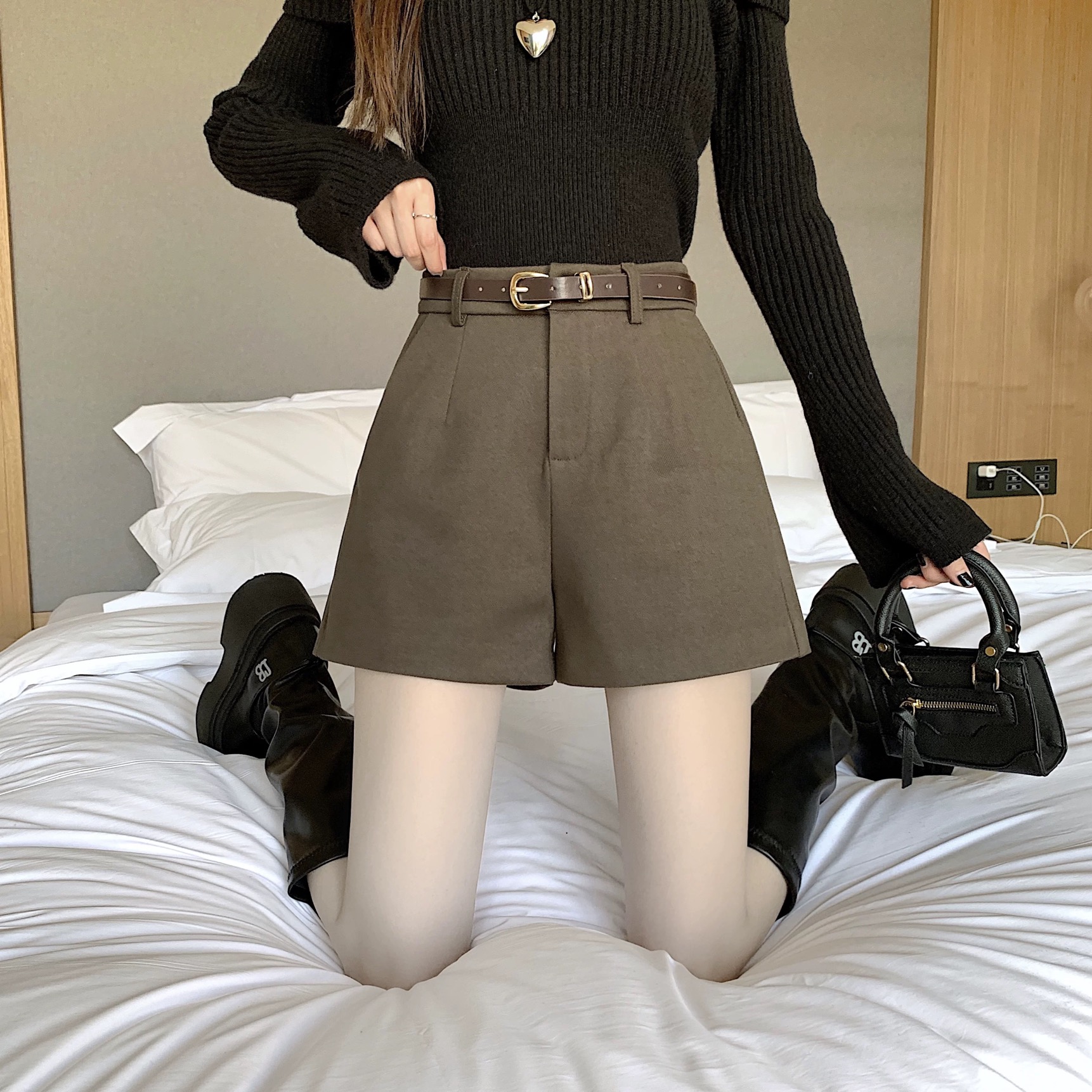 31码链接【700-720】精品短裤短裙高腰休闲百搭外穿阔腿秋冬春秋ins