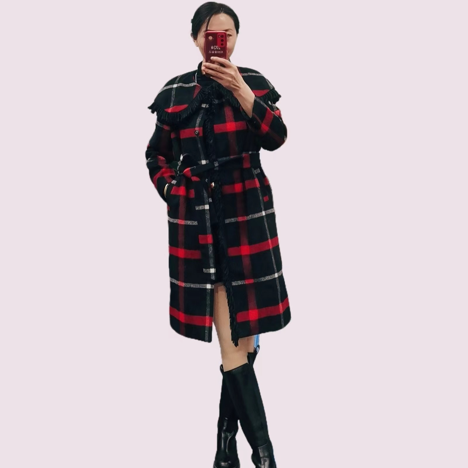 韩版时尚女装显瘦百搭大衣 非主图款 主播展示为主