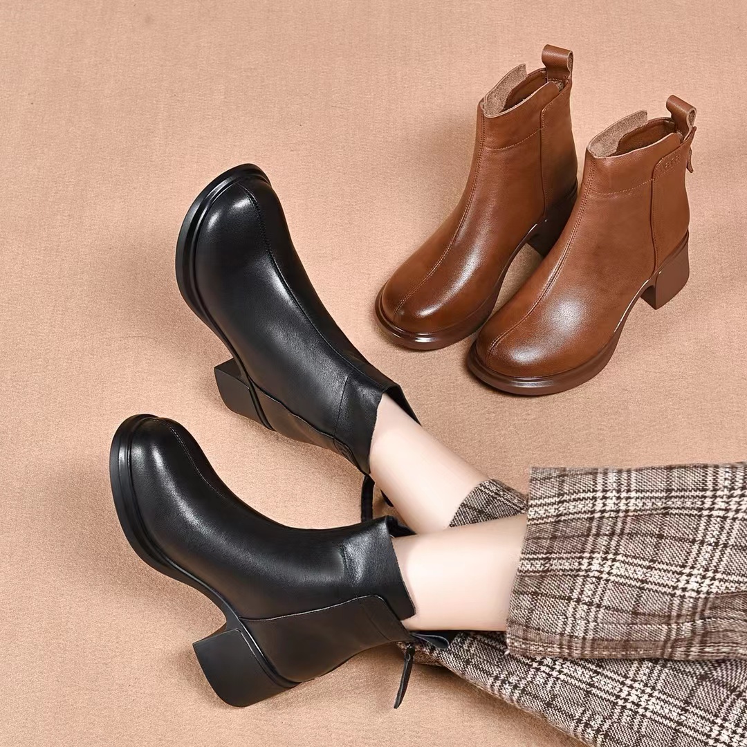 顾明强秋冬新款软底马丁靴KRD7-5710