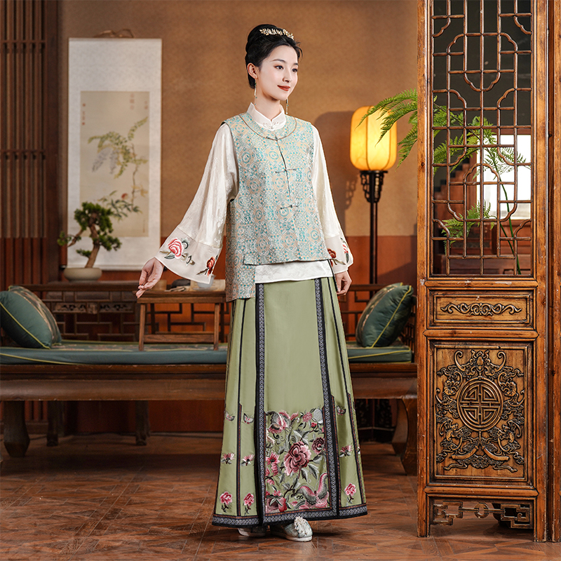 「笙梦」  ·  丽古龙复古中国风传统高端上档次手工原创马面裙18片