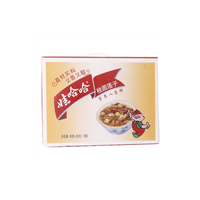 娃哈哈 桂圆莲子营养八宝粥 克*12罐/箱