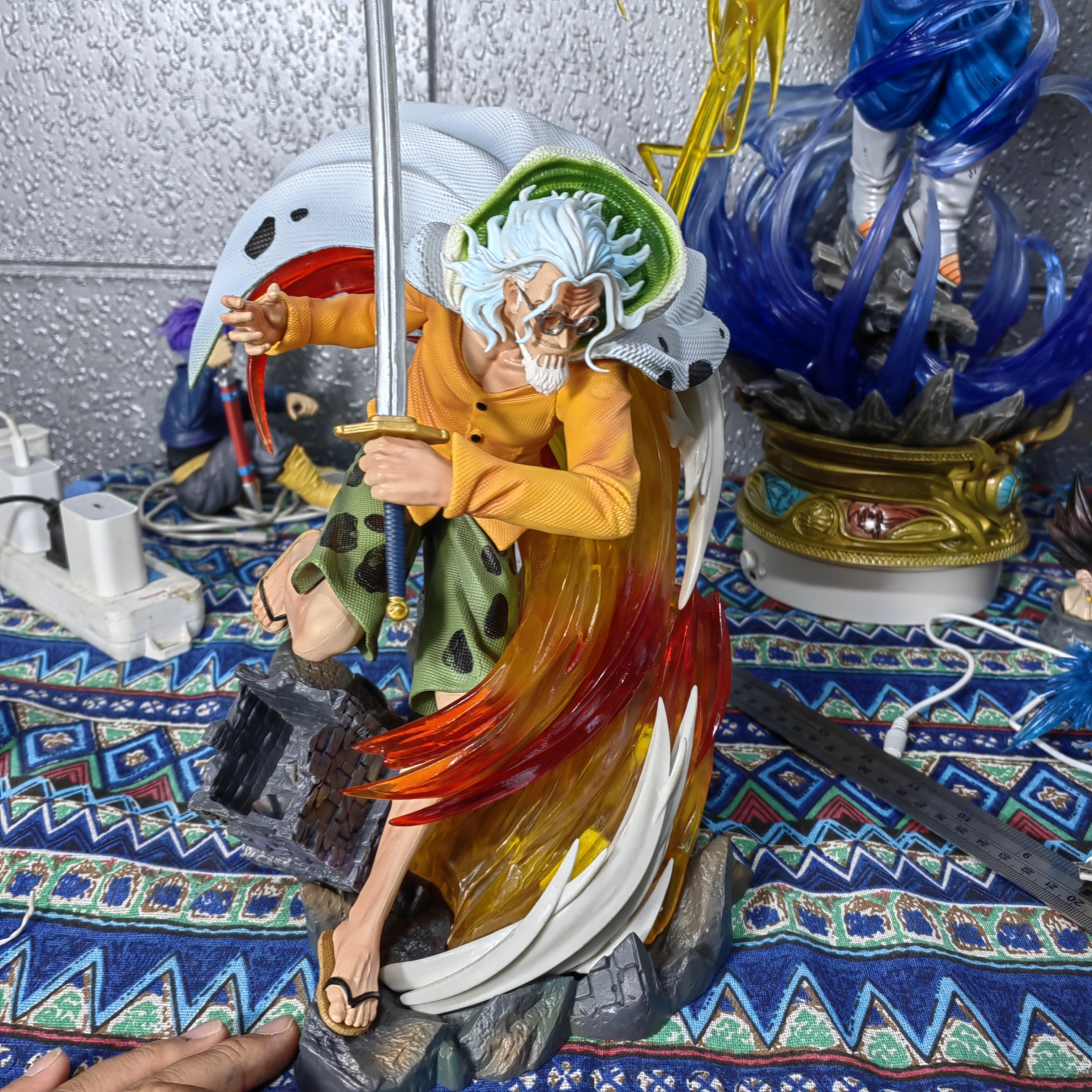 海贼王 万象雷利 羁绊共鸣 可发光 船长雷利盒装手办动漫雕像模型