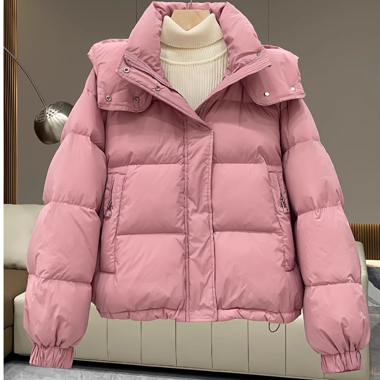 面包服连帽短款连帽棉衣棉服女2025年新款潮秋冬季外套厚棉袄爆款