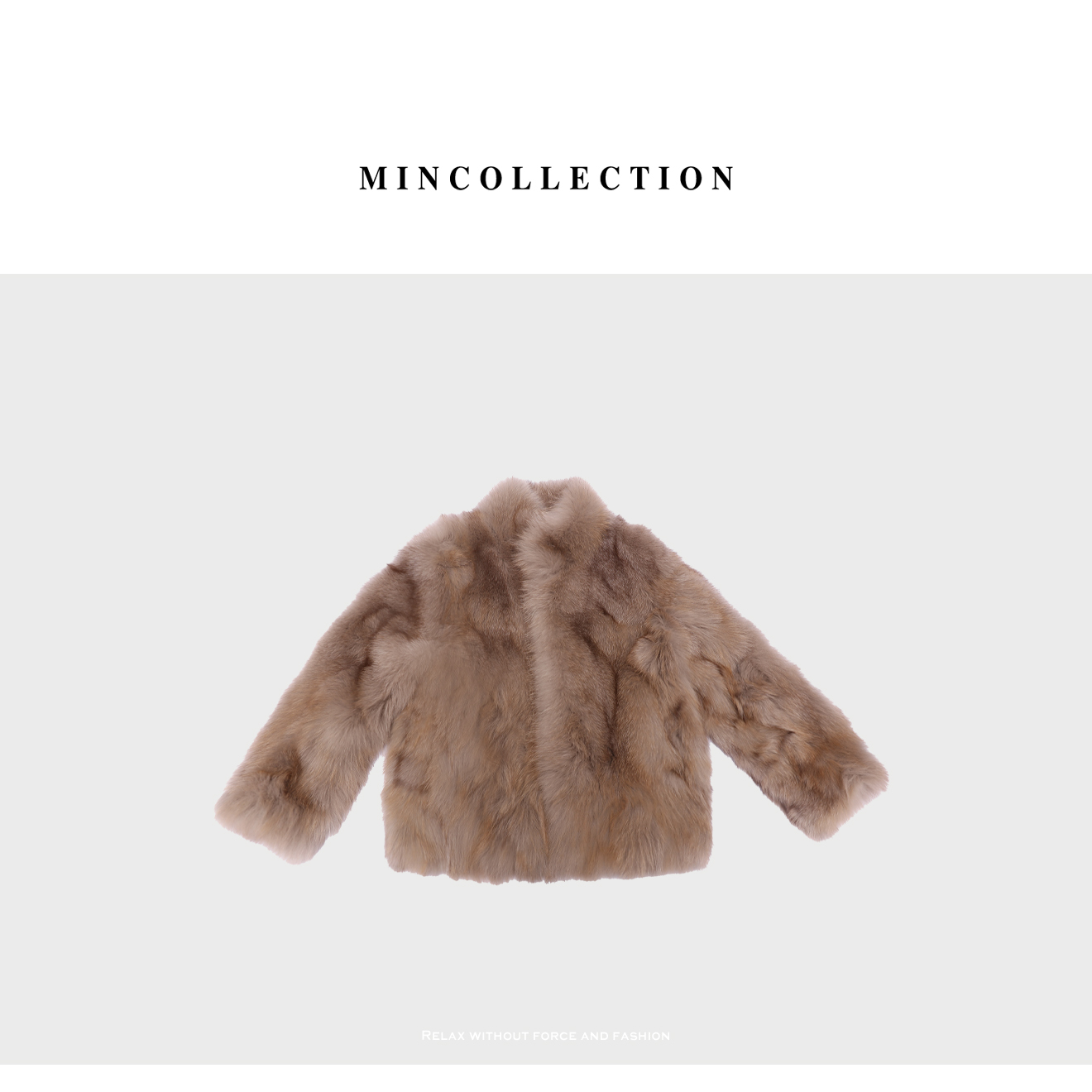 DE Mincollection8801霜色皮草/Saga芬兰进口整皮狐狸毛皮草外套