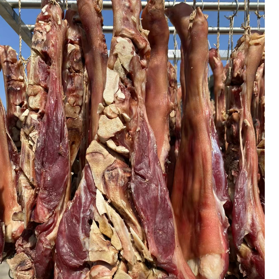 鄱阳特产农家手工风干 腊猪脚 猪脚土猪蹄咸猪脚3斤正负50克