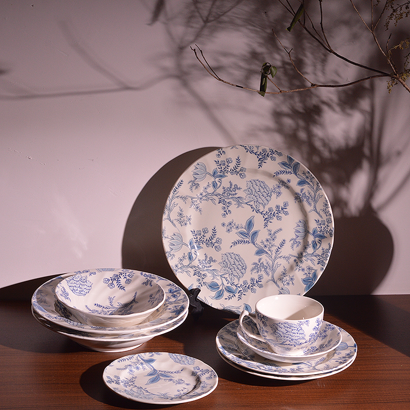 【May Bells】铃兰花外贸出口餐具复古清新 高温瓷洗碗机微波炉可用