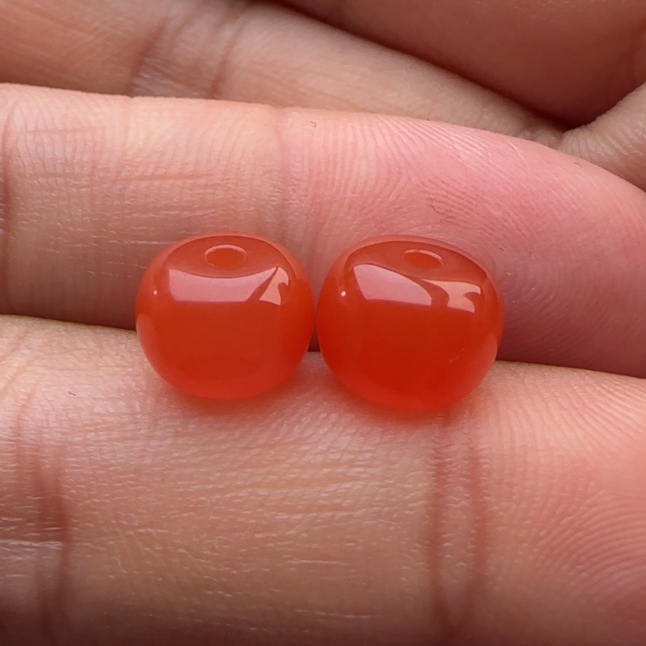 【闪购商品】南红玛瑙老型9未镶嵌豆***子