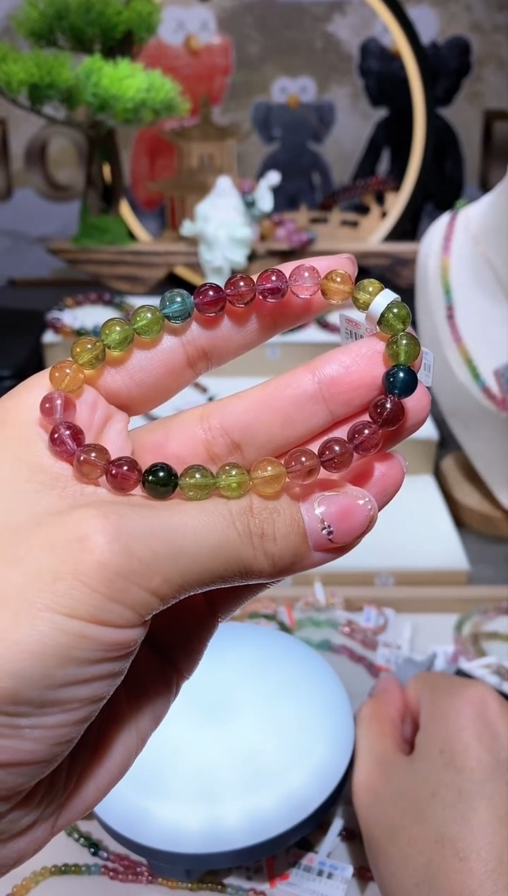 【闪购商品】碧玺手串未镶嵌碧玺单圈手串多样性发货