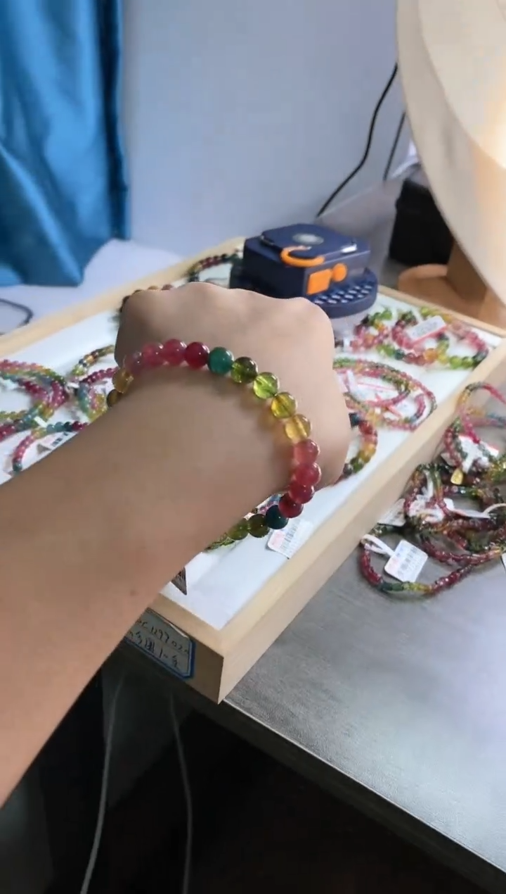 【闪购商品】碧玺手串未镶嵌碧玺单圈手串多样性发货