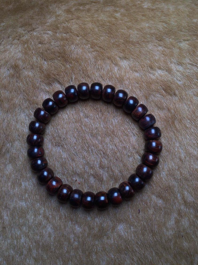 紫油梨 海南黄花梨科学称降香黄檀 6*8 手串