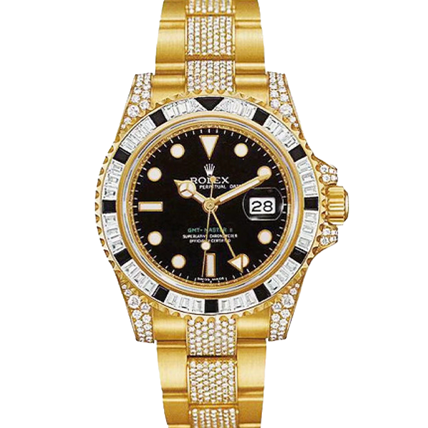 99新 Rolex/劳力士 老佛爷/劳力士116718后升级镶钻/自动机械