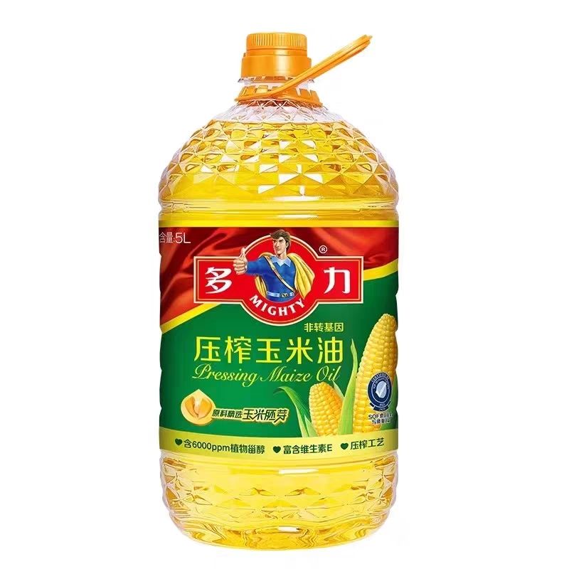【多力】压榨玉米油5L/桶（新老包装随机发）