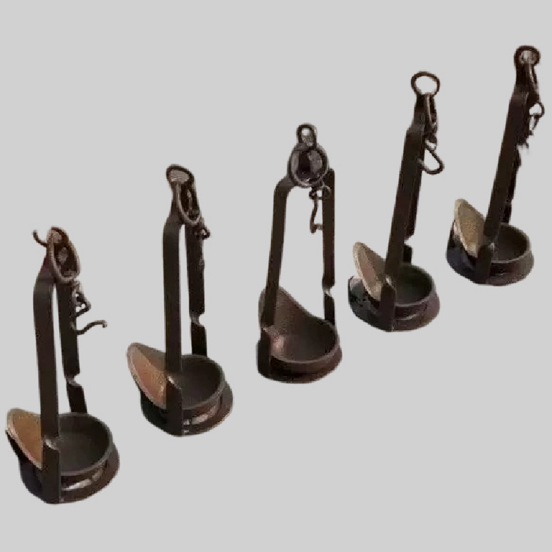 老式铁油灯复古怀旧装饰摆设茶道禅意中式工艺品