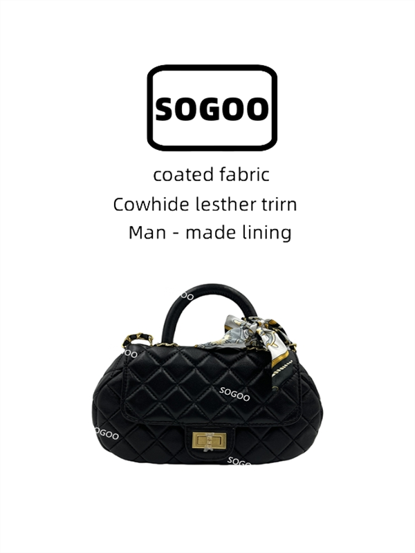 LQ-ONLY-QUEEN手工真皮女包手提小元宝黑色-TT