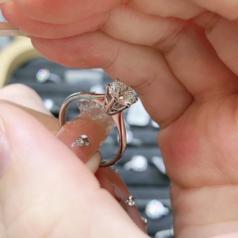 【闪购商品】实验室培育钻石18K金镶嵌15