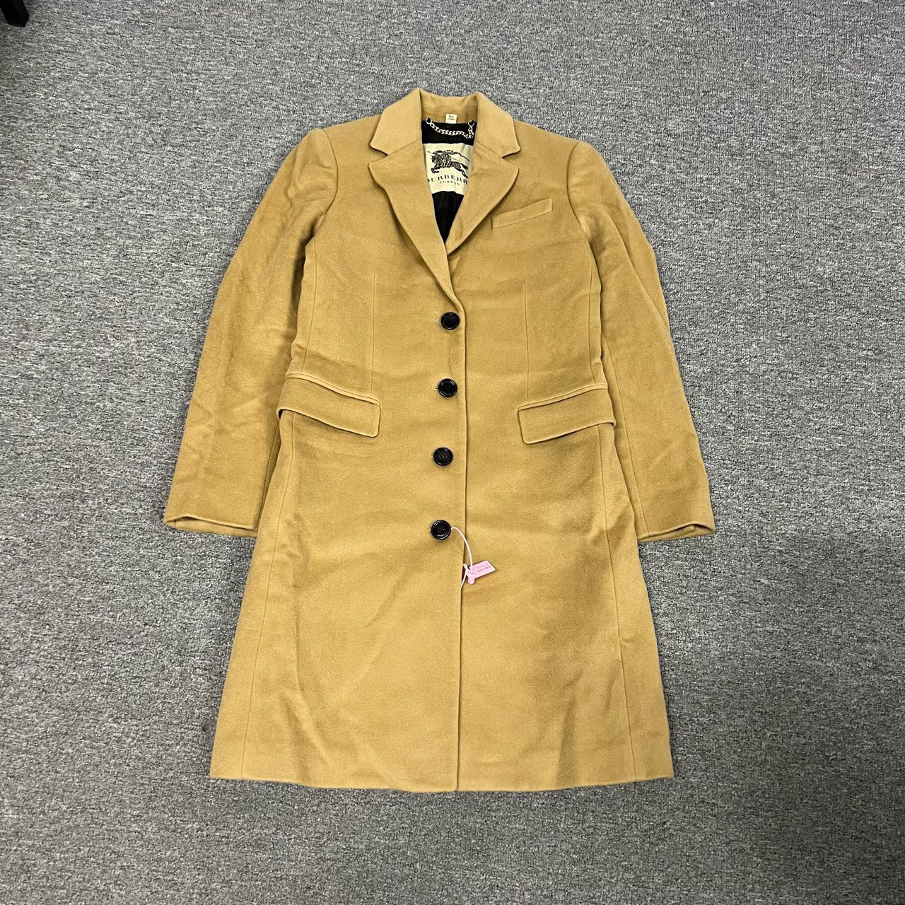 99新 AMIPARIS Burberry 卡其色大衣 uk10
