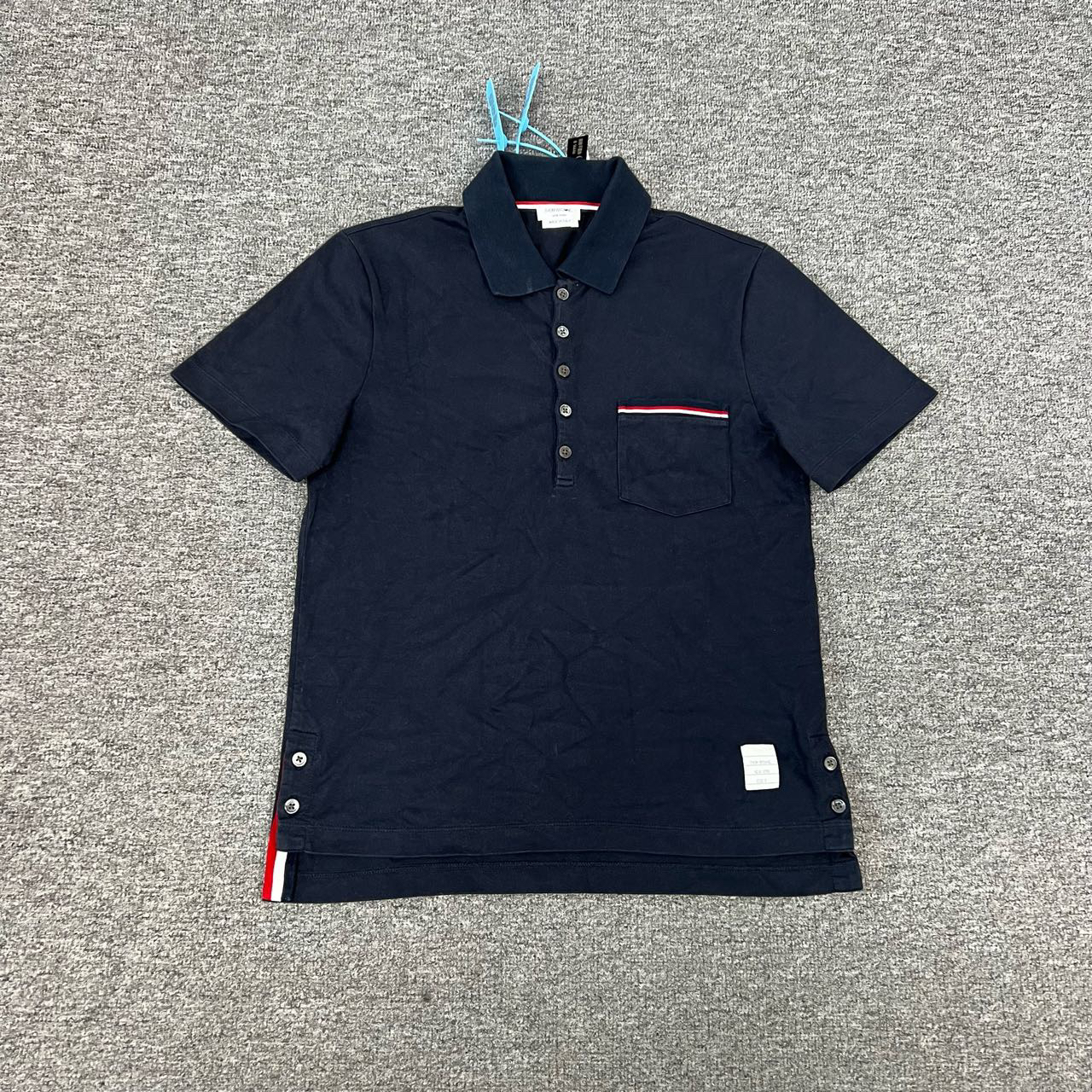 99新 THOMBROWNE tB 经典款 polo衫 0码
