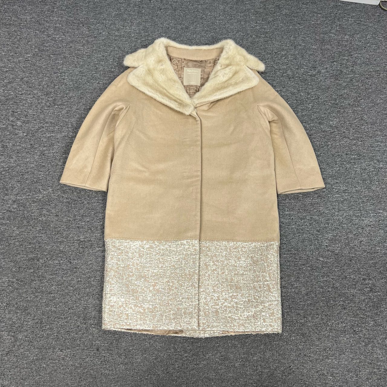 99新 AMIPARIS maxmara  骆驼绒高定大衣