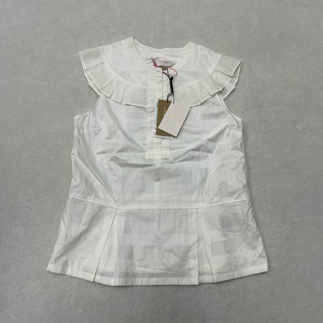 99新 BURBERRY/博柏利 Burberry 娃娃领衬衫 uk10