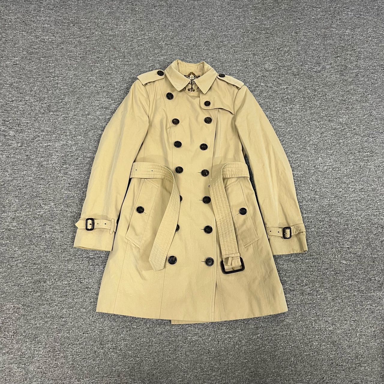 99新 BURBERRY/博柏利 Burberry 桑德林汉姆风衣uk6