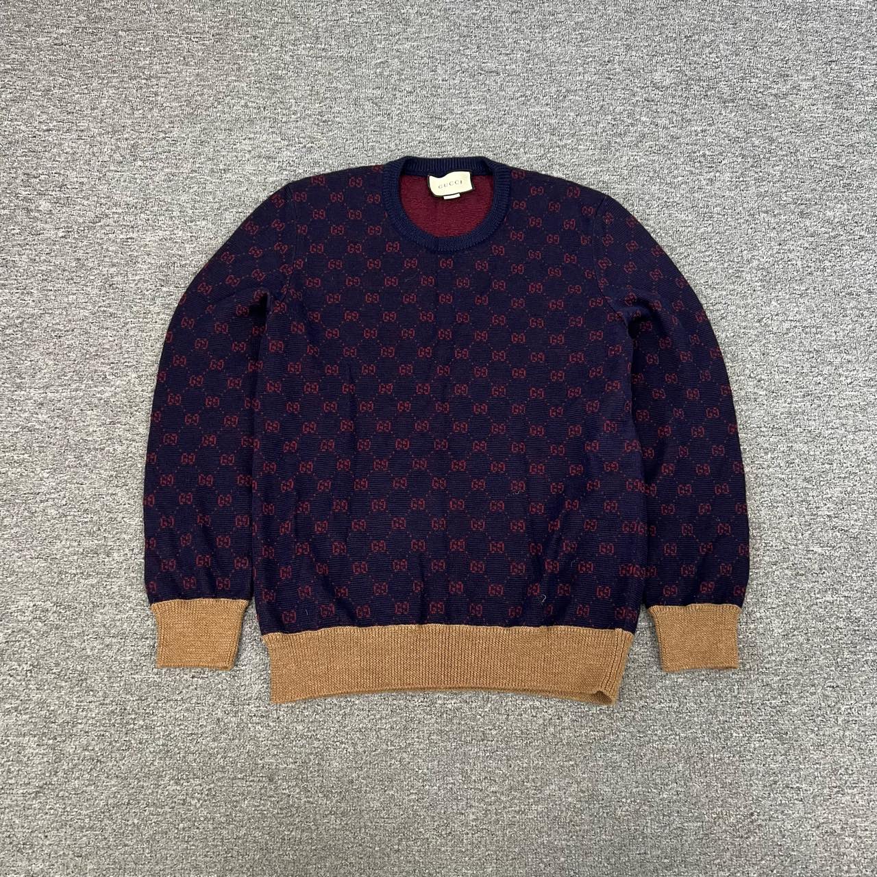 99新 GUCCI/古驰 gucci 满印针织毛衣