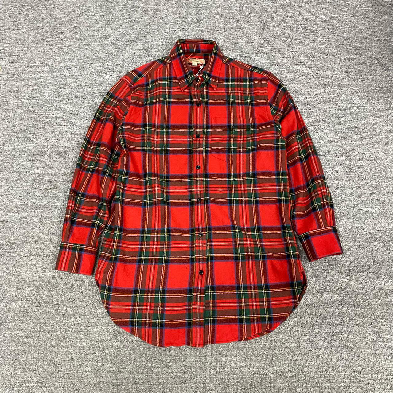 99新  Burberry 圣诞配色 法兰绒 格纹衬衫 uk10