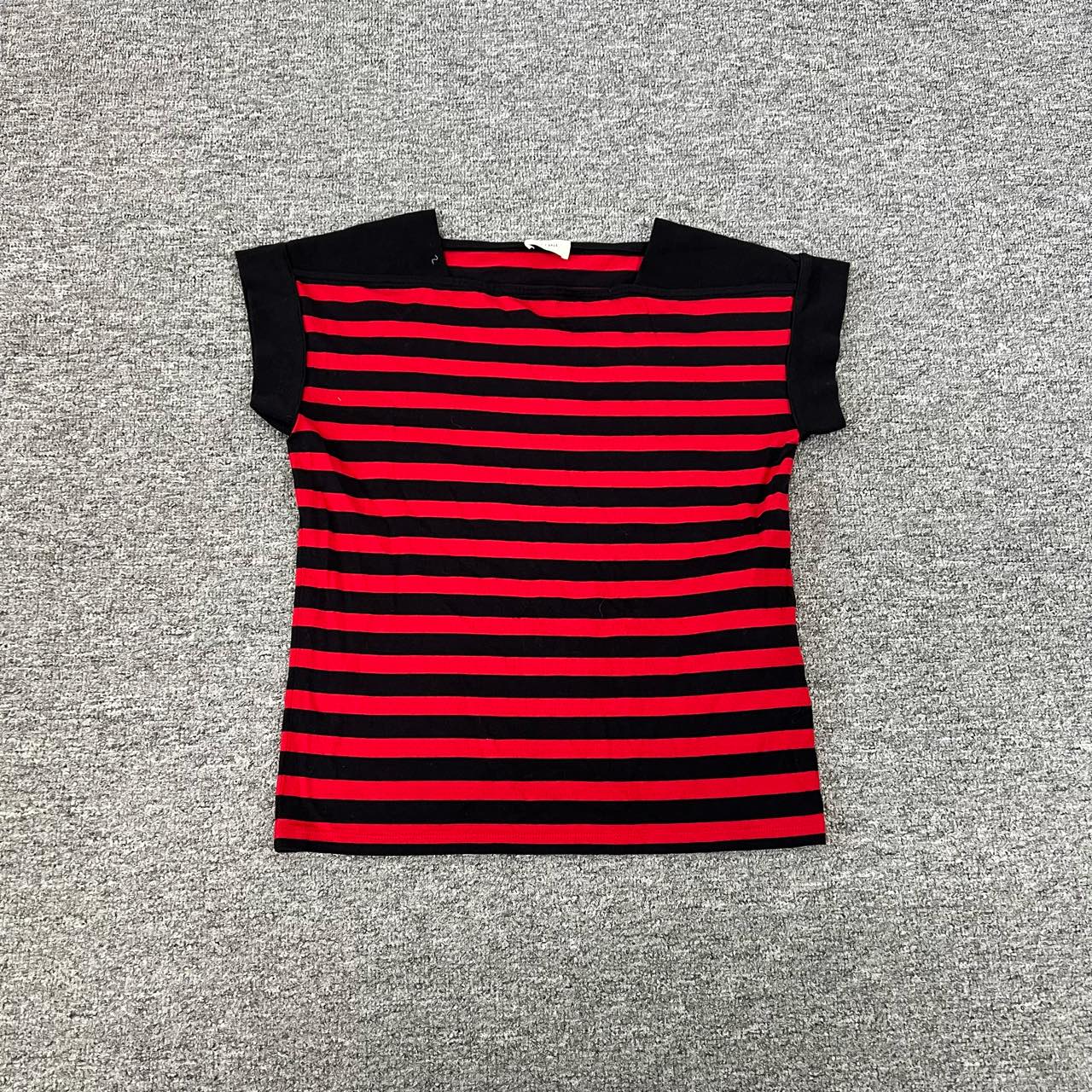 99新 Alexander McQueen/亚历山大·麦昆 Celine   条纹短袖
