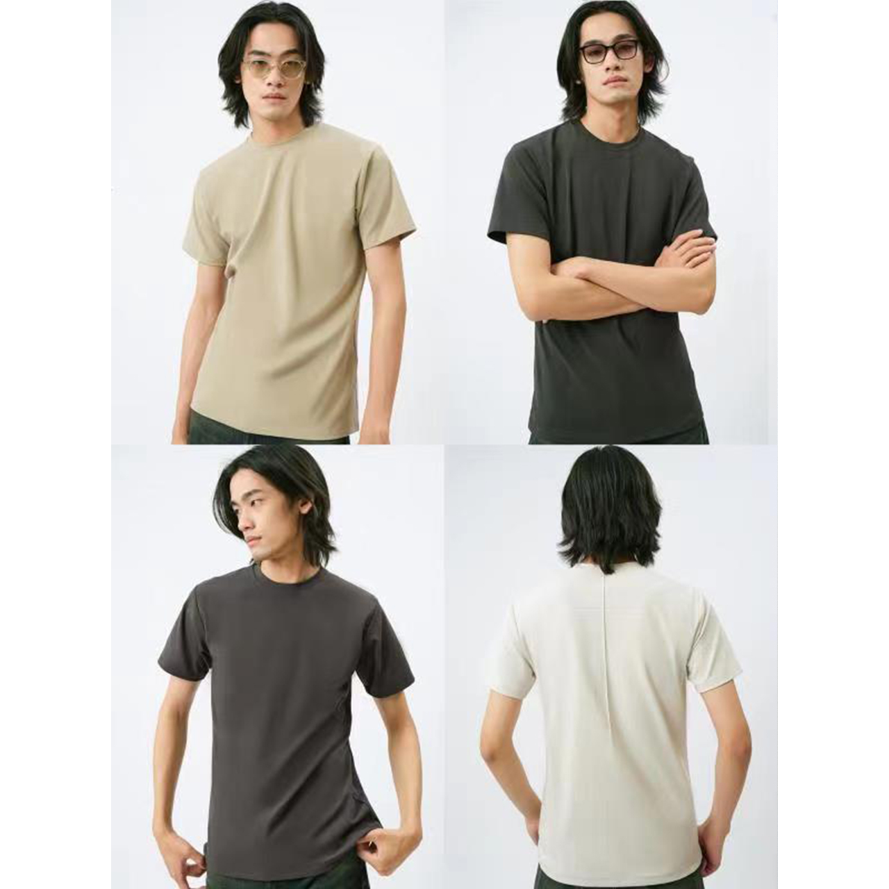 UNICA HOMME热销过千ClassicT_背后原创十字反缝_棉短袖T恤男