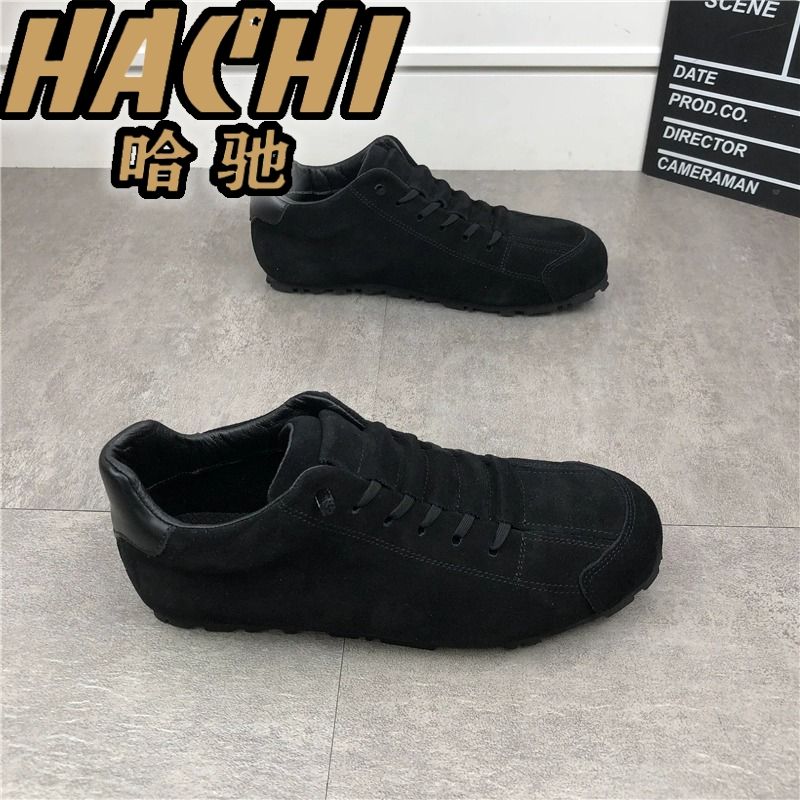 潮牌轻奢男鞋2024年春夏季新款休闲鞋男百搭一脚蹬板鞋软底懒人鞋