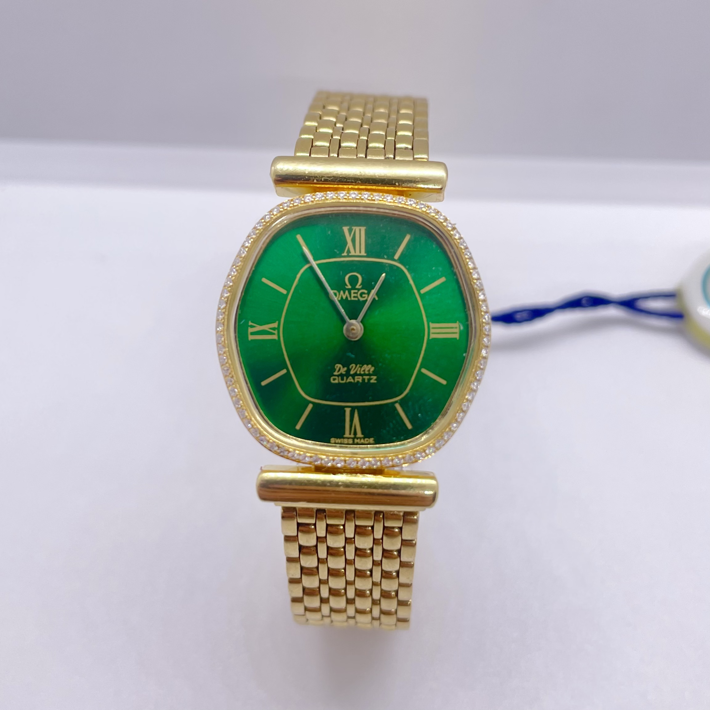 95新 Omega/欧米茄 vintage中古手表/石英/蝶飞/女表/表径24/A097