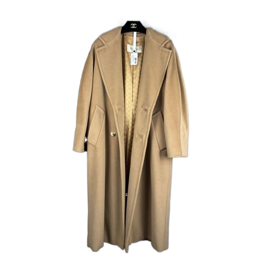 99新 MaxMara MaxMara驼色101801大衣/99/尺码34/San032