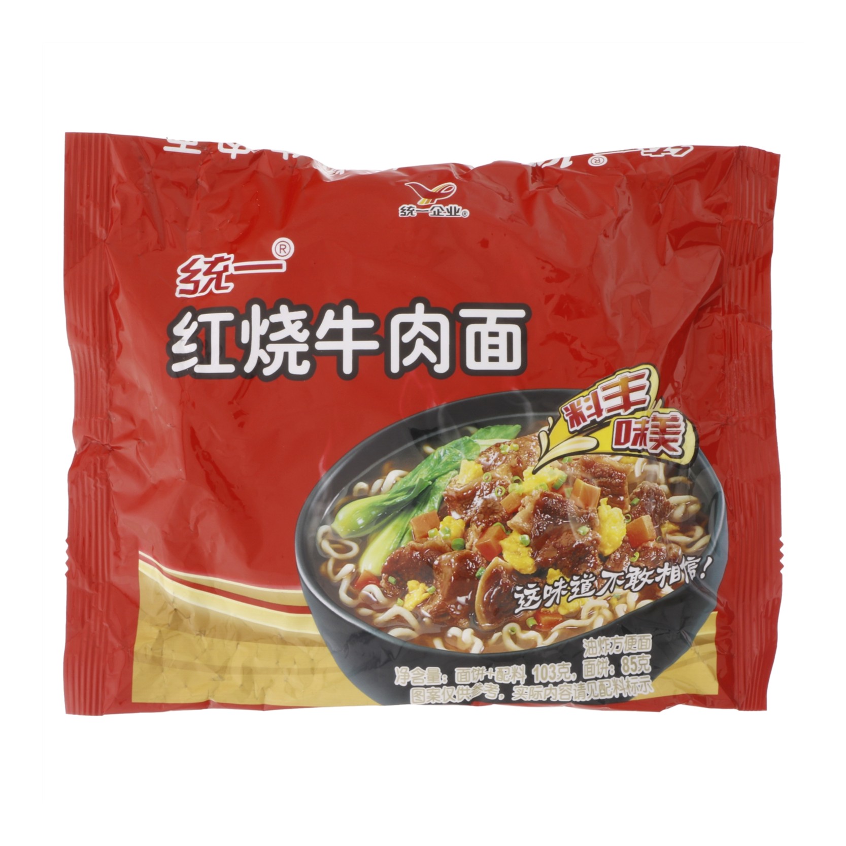 统一牛肉面红烧味 103g