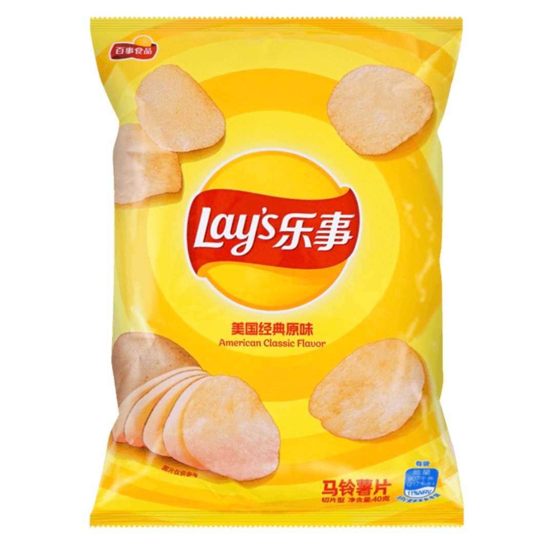 乐事 美国经典原味薯片 40g/袋