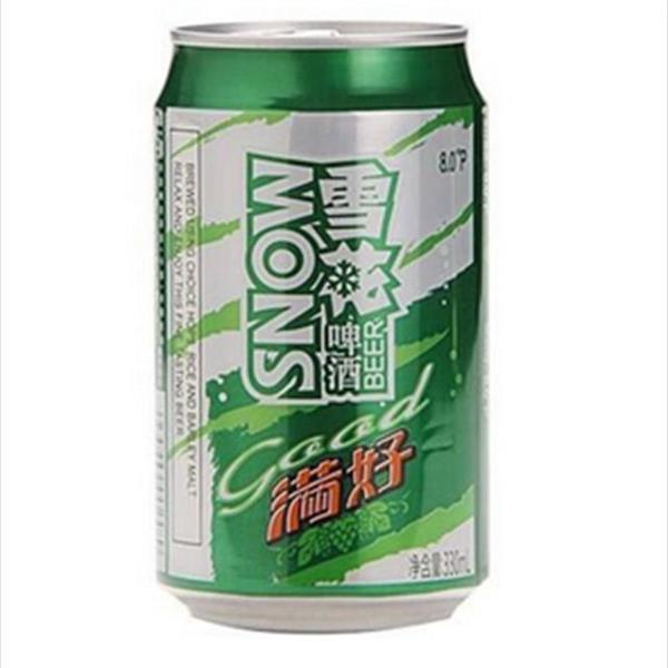 雪花 满好8°P啤酒 330ml/听