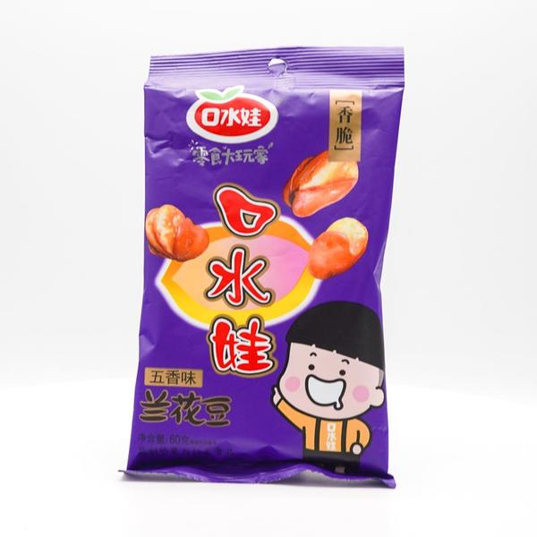 口水娃 五香味兰花豆 60g/袋