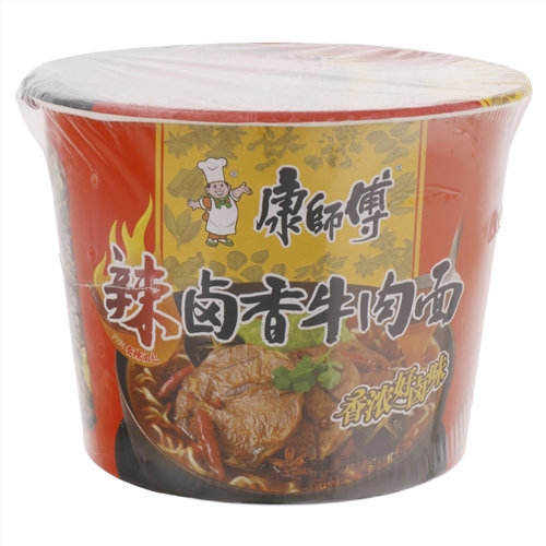 康师傅辣卤香牛肉面109g