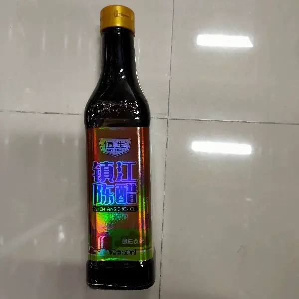 恒生 五年镇江陈醋 500ml*12瓶/箱