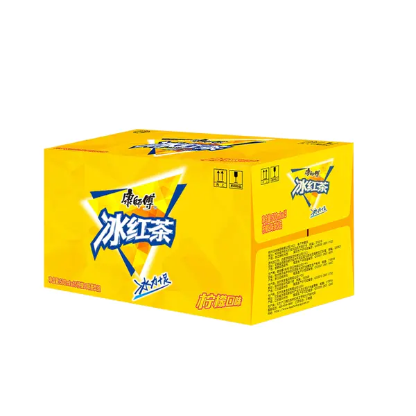 康师傅 柠檬口味冰红茶茶饮料 500ml*15瓶/箱