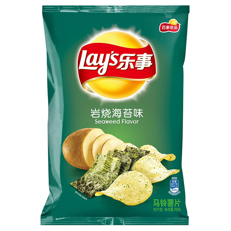 乐事岩烧海苔味薯片