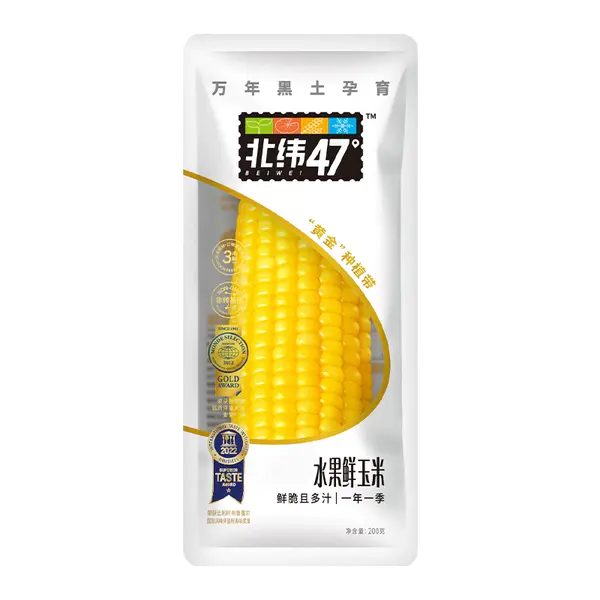 北纬47°水果鲜玉米200g