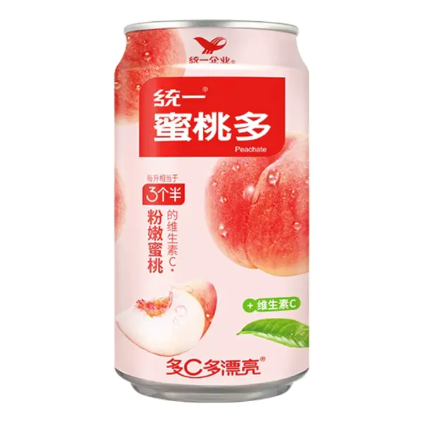 统一蜜桃多310ml