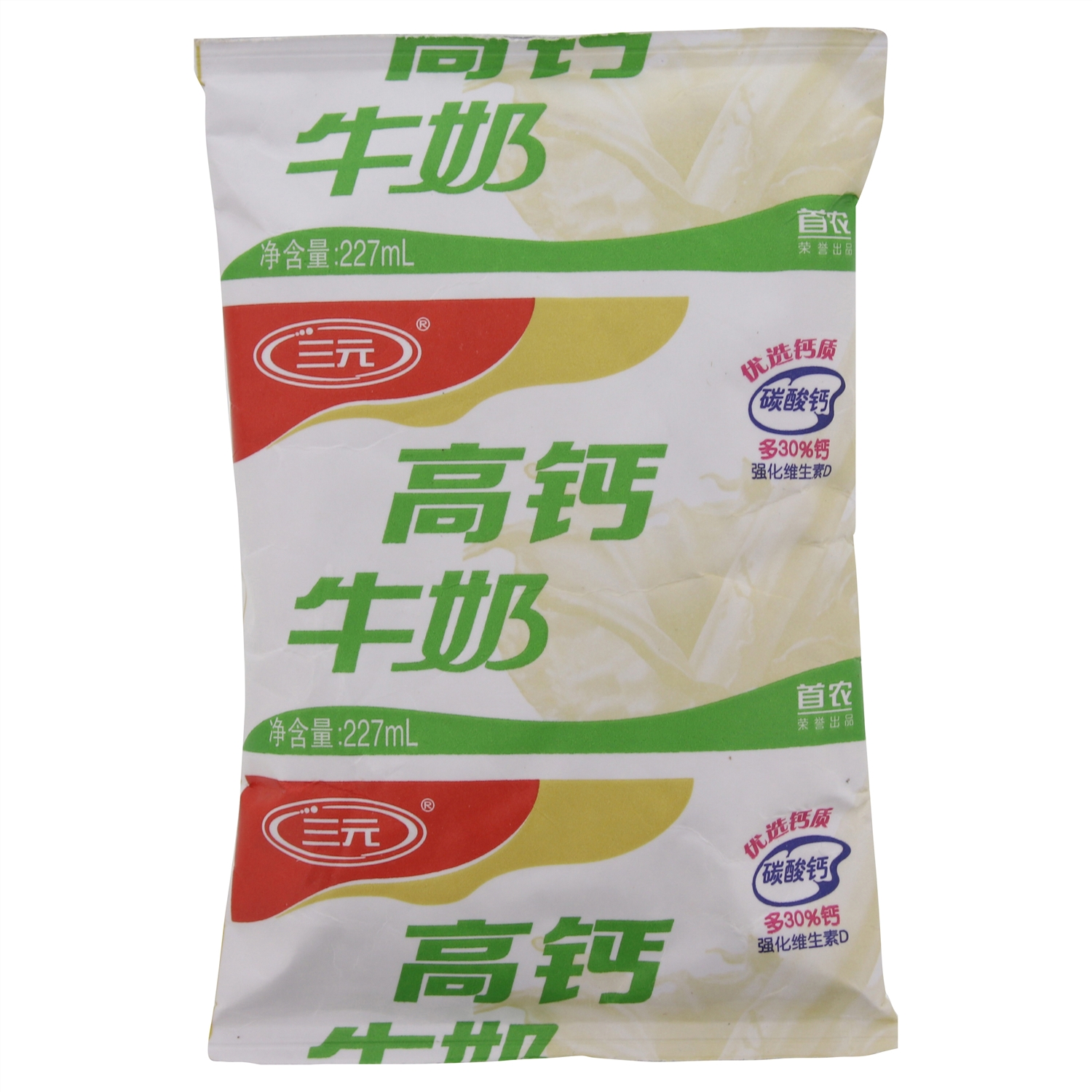 三元高钙牛奶227ml